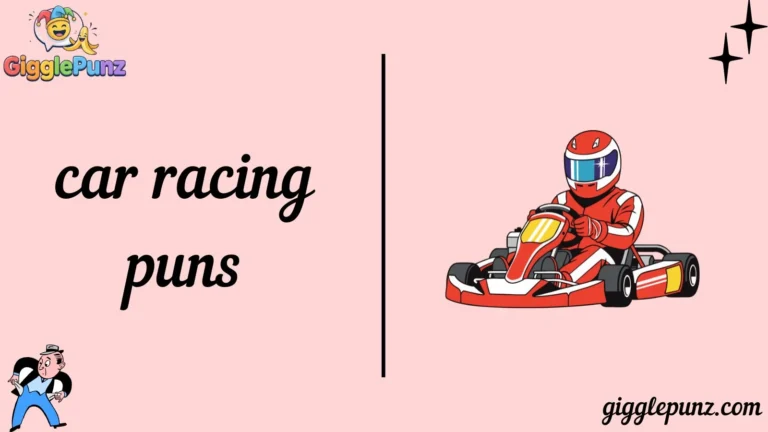 car racing puns