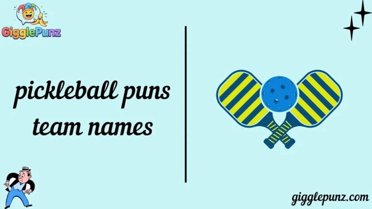 pickleball puns team names