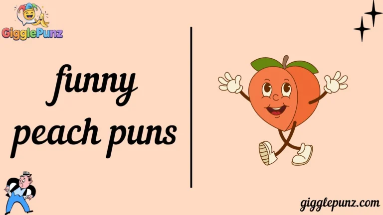 funny peach puns