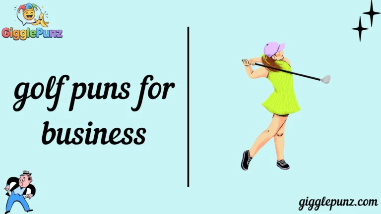 golf puns for business